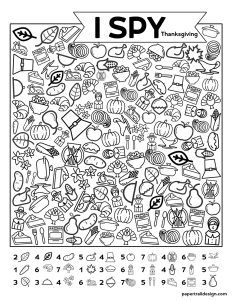 Free Printable I Spy Thanksgiving Activity for a classroom game, family get together or church activity to keep kids busy. #papertraildesign #IspyThanksgiving #Thanksgivingprintable #Thanksgivingprintables #givethanks #freeprintables #kidstable I Spy Thanksgiving, Free Thanksgiving Coloring Pages, Paper Trail Design, Thanksgiving Games For Kids, Thanksgiving Activity, Free Games For Kids, Thanksgiving Activities For Kids, I Spy Games, Trail Design