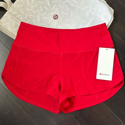 Lululemon Speed Up Hr Shorts 2.5” New With Tags Color Dark Red (Dkrd) Size 8 Guaranteed Authentic 5 Star Top Rated Seller Next Day Shipping F225 Red Lulu Shorts, Lululemon Speed Ups, Nike Winter Jackets, Red Lululemon, Lulu Shorts, Sports Clothes, Teal Shorts, Lululemon Hotty Hot Shorts, Hotty Hot Shorts