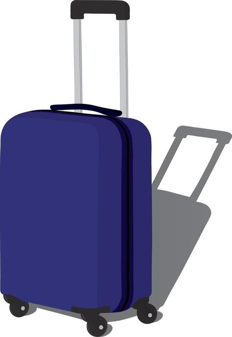 Blue suitcase luggage vector illustration Luggage Illustration, Blue Suitcase, Vector Texture, Illustration Vector, Vector Free, Vector Illustration, Clip Art, Texture, Blue