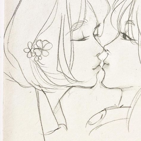 Kissing Pencil Drawing, Naruto Sketch Drawing, Beautiful Sketches, Cute Sketches, Arte Inspo, Big Art, Anime Drawings Tutorials, Sketchbook Art Inspiration, Drawing Sketch