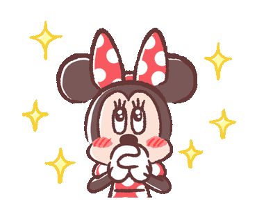 Minnie Mouse: Pastel Prettiness | Line Sticker Winnie The Pooh Gif, Pastel Stickers, Gif Disney, Disney Background, Disney Gif, Disney Favorites, Gif Animation, Walt Disney Company, Cute Mouse