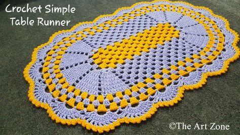 25 Free Crochet Table Runner Patterns {Pattern PDF} Crochet Table Runner Tutorial, Crochet Doily Patterns Table Runners, Crocheted Table Runners Free Patterns, Crochet Oval Table Runner, Crochet Table Runner Free Pattern Simple, Crochet Table Runner Free Pattern Modern, Table Runner Crochet Pattern Free, Crochet Doormat, Blanket Edging