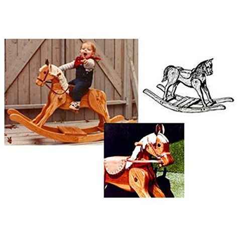 Woodworking Project Paper Plan to Build Merrilegs Rocking Horse Rocking Horse Woodworking Plans, Rocking Horse Plans, Antique Rocking Horse, Wood Rocking Horse, Chest Woodworking Plans, Project Paper, Wooden Rocking Horse, Rocking Horses, Wood Magazine