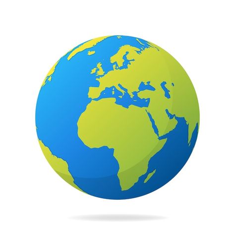 World Map Continents, Globe Image, World Map Photo, Isometric Map, Earth Illustration, Globe Vector, Earth Green, Earth Images, Earth Globe