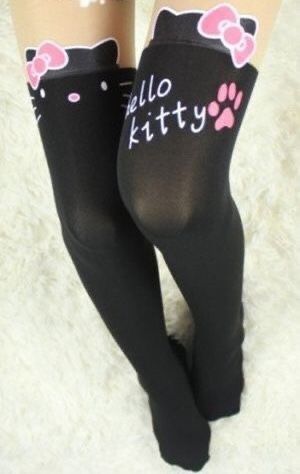 Hello Kitty Tattoo, Kitty Tattoo, Tattoo Tights, Kawaii Socks, Shorts Tights, Hello Kitty Merchandise, Hello Kitty Tattoos, Kitty Clothes, Charmmy Kitty