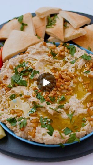 Easy Baba Ganoush Recipe, Eggplant Dip Recipes, Baba Ganoush Recipe, Aubergine Dip, Recipe Eggplant, Babaganoush Recipe, Tahini Paste, The Mediterranean Dish, Eggplant Dip