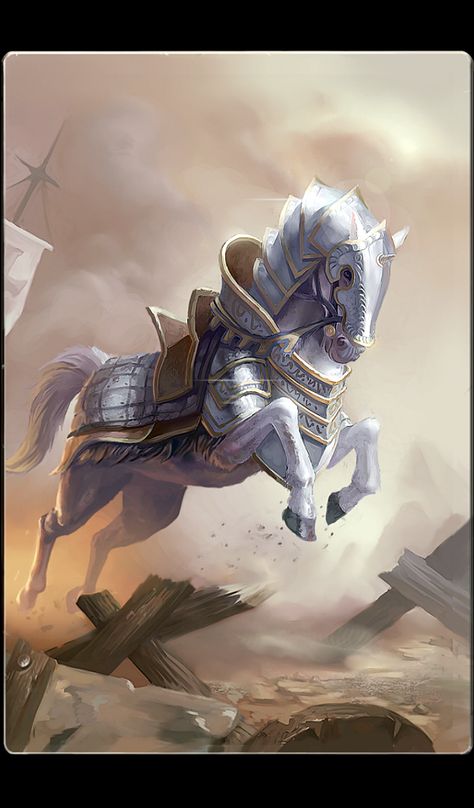 Horse Armor Fantasy Art, Armored Horse Art, Dnd Warhorse, Horse In Armor, Armored Horse, Knights Of Honor, Horse Knight, Knight Horse, Knight On Horse