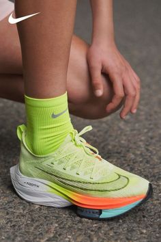 A racing shoe for the future of fast, the Alphafly NEXT% is designed to help you reach your next personal best. Shop it on Nike.com. Nike Alphafly, Cute Running Shoes, Nike Shoe Store, Estilo Fitness, Racing Shoes, Cute Nike Shoes, Running Socks, Cute Nikes, Next Clothes