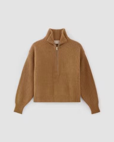 Women's Best-Sellers – Everlane Nancy Meyers Kitchen, Nancy Meyers, Dress Bag, The Sheep, Half Zip Sweaters, Women's Sweaters, Zip Sweater, New Wardrobe, Favorite Dress