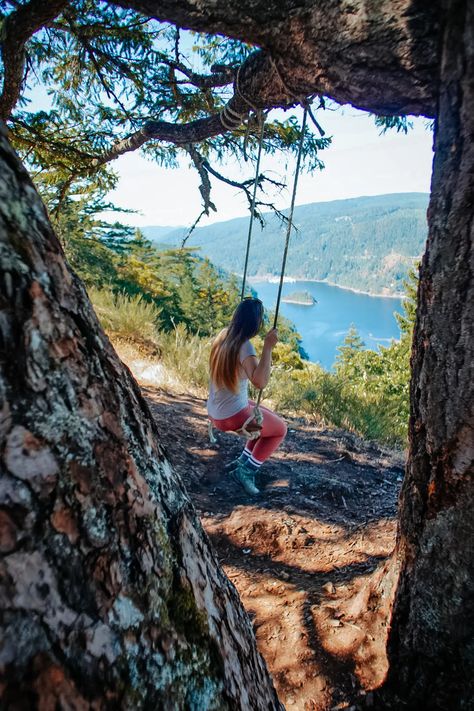 12 Easy Hikes In Victoria BC You Have To Visit This Summer! - A City Girl Outside Shawnigan Lake, Joffre Lake, Visit Vancouver, Victoria Bc Canada, Canada Road Trip, Tree Swing, Victoria Bc, Best Hikes, Vancouver Island