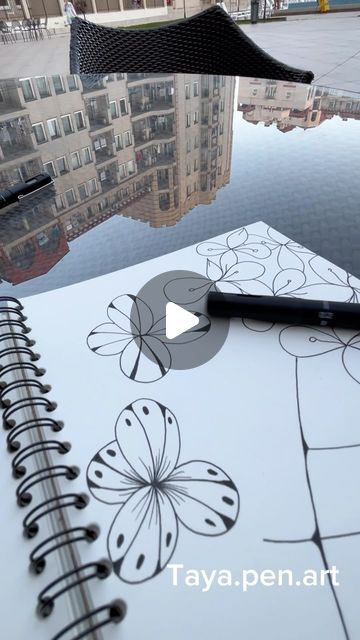 Taya PenArt on Instagram: "I have found a tutorial of a beautiful zen flower 🌸 How do you like it?  💜344 #letsdrawtogether🌸  . #zenart #tangle #doodle #patteen #tutorial" Zen Flower, Tangled Flower, Zen Tangles, Zentangle Tutorial, Tangle Doodle, Tangle Art, Tangle Patterns, Zen Art, Do You Like It