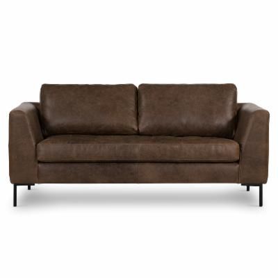 Poly & Bark Calle Apartment Loveseat | Hayneedle Poly And Bark, Black Couches, Industrial Sofa, Book Club Reads, Poly & Bark, Sofa Brown, Sofas For Sale, Brown Leather Sofa, Apartment Sofa