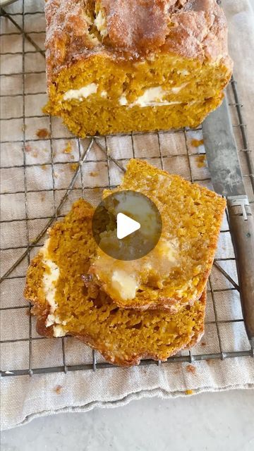 Tieghan Gerard on Instagram: "Cream Cheese Swirled Cinnamon Pumpkin Butter Bread. An oldie but goodie to celebrate pumpkin season! It’s everyone’s favorite pumpkin bread 🎃 the pumpkin butter is the real secret, but the cinnamon swirl and cream cheese should not be overlooked either. The combination together is DELISH. Make this all season long. It is YUMMY.   1 cup pumpkin butter 1 cup canned pumpkin puree 3/4 cup melted coconut oil (or melted butter) 1/2 cup maple syrup 3 large eggs 1 tablespoon vanilla extract 3 cups all-purpose flour 2 teaspoons baking powder 1/2 teaspoon baking soda 2 teaspoons pumpkin pie spice 1/2 teaspoon kosher salt 8 ounces cream cheese, melted 1/2 cup cinnamon sugar  https://www.halfbakedharvest.com/cinnamon-pumpkin-butter-bread/" Pumpkin Butter Bread, Veggie Appetizers, Tieghan Gerard, Cinnamon Pumpkin, Butter Bread, Cheese Pumpkin, Breakfast Sweets, Happy Pumpkin, Winter Cake