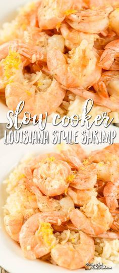 Slow Cooker Louisiana Style Shrimp is perfect for an appetizer or great for a main dish served over rice for a treat at family dinner. Shrimps Recipes, Crock Pot Shrimp, Cooking Charts, Lemon Shrimp Recipes, Lemon Shrimp, Crock Pot Food, Pot Food, Louisiana Style, Pot Dinners