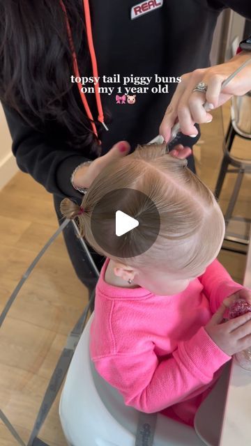 Short Infant Hairstyles, Cute Hair Styles For Toddlers, Half Up Toddler Hairstyles, Toddler Hair Tutorial, Todler Hairstyle Girl, Easy Toddler Hairstyles Long Hair, Baby Hairstyles Girl Short Hair, One Year Old Hairstyles Girl, Easy Baby Hairstyles Short