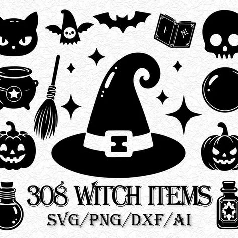 OnlyDigitalShopArt - Etsy Türkiye Witch Items, Gothic Svg, Celestial Svg, Note Png, Halloween Svgs, Moon Svg, Print On Fabric, Cute Snake, Stamp Carving