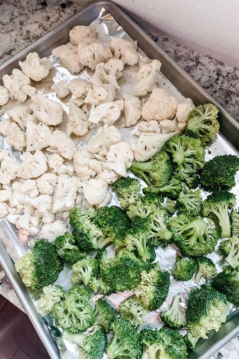 Roasting Broccoli, Roasted Broccoli And Cauliflower, Daniel Fast Meal Plan, Broccoli Health Benefits, Tasty Cauliflower, Broccoli And Cauliflower, Daniel Fast Recipes, Oven Baked Chicken Breasts, Cauliflower Recipe