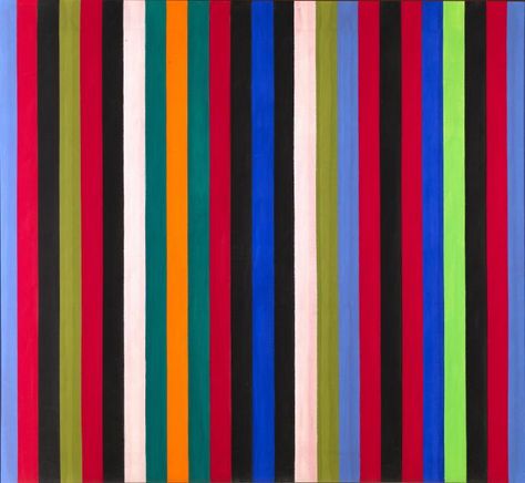 Gene Davis, Color Blur, Motif Art Deco, Geometric Abstraction, Long Time Friends, Paint Line, Painting Medium, Colour Field, Op Art