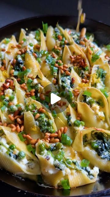 Shells Recipe, Savory Dinner, Ladies Lunch, Stuffed Shells Recipe, Stuffed Shells, Comfort Food, Clean Eating, Link In Bio, Shells