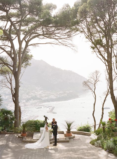 A Dreamy Capri Luxury Elopement: Rebecca & Ruffin's Romantic Italian Adventure - The Elopement Experience Puglia Italy Elopement, South France Elopement, Italian Wedding Elopement, Amalfi Coast Elopement, Italy Elopement Photography, Eloping In Italy, Elope Italy, Unique Elopement Ideas, Sicily Elopement