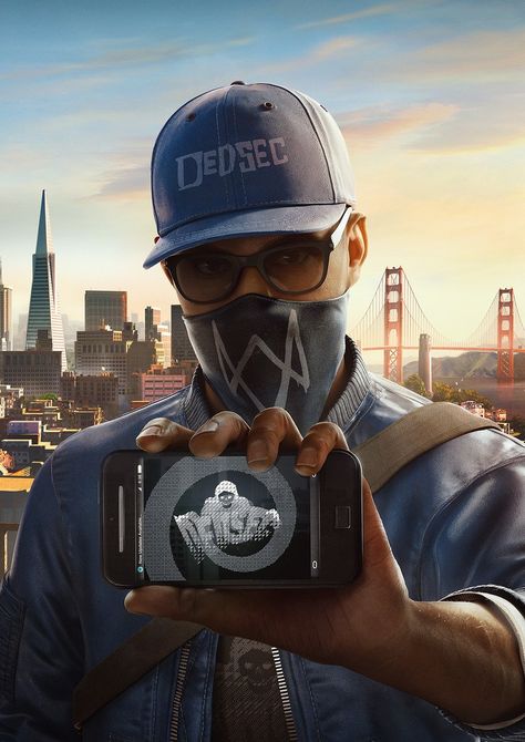 ArtStation - Marcus on the roofs, Eve Berthelette Marcus Holloway Watch Dogs 2, Marcus Holloway, Watch Dogs 2, Team Work, Watch Dogs, Photoshop, Dogs