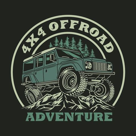 Adventure Shirt Design, Outdoors Logo Design, Adventure Logo Design, Adventure 4x4, Camping Icons, Road Logo, Logo Travel, Adventure Car, Adventure Logo