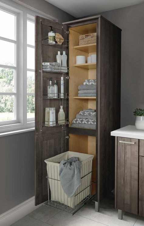 Small Bathroom Organization, Diy Bathroom Storage, Bad Inspiration, Diy Bathroom Decor, Small Bathroom Design, Smart Storage, Bathroom Renos, Small Bathroom Decor, Bathroom Remodel Master