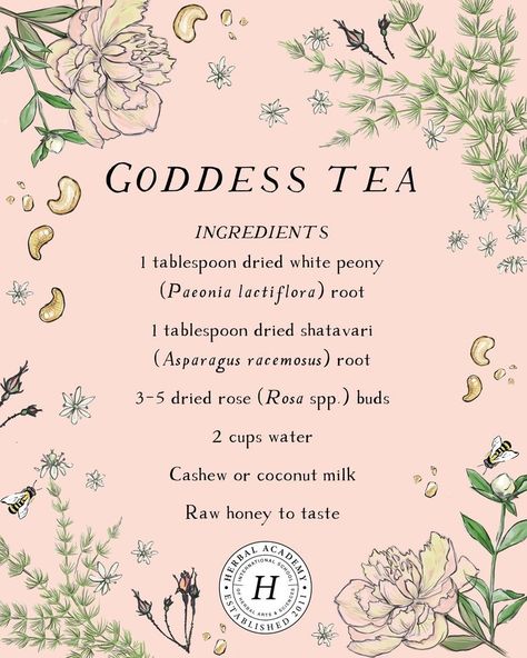 Herbal Tea Recipes, Cottagecore Recipes, Tea Blends Recipes, Herbal Academy, Books And Tea, Kitchen Witch Recipes, Magia Das Ervas, Herbal Teas Recipes, Herbal Recipes