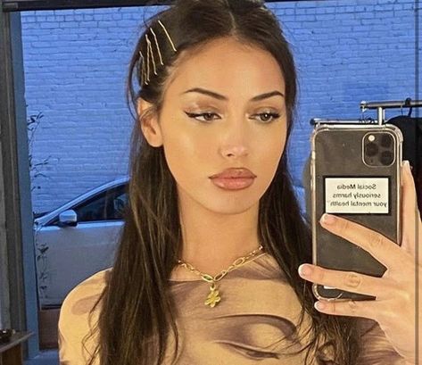 Cindy Kimberly, Pretty Makeup, Cute Makeup, Aesthetic Hair, Aesthetic Makeup, Makeup Inspo, Pretty Face, Makeup Routine, Maquillaje De Ojos