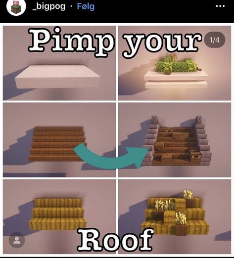 How To Improve Your Minecraft House, Building Tips Minecraft, Minecraft Base Layout, Minecraft Building Tips, Minecraft Roof, Mc House, Minecraft Building Guide, Minecraft Idea, Minecraft Decoration