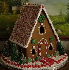 Graham Cracker Gingerbread House, Easy Gingerbread House, Ginger Bread House Diy, Cool Gingerbread Houses, Gingerbread House Parties, Gingerbread House Designs, Gingerbread House Cookies, Gingerbread Diy, Gingerbread Village