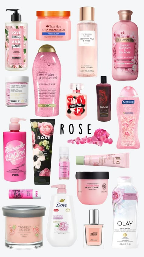 floral scent #skincare #aesthetic #skincare #showerroutine Aesthetic Skincare, Basic Skin Care Routine, Bath And Body Works Perfume, Shower Skin Care, Skincare Aesthetic, Bath And Body Care, Body Care Routine, Rose Scented Products, Shower Routine