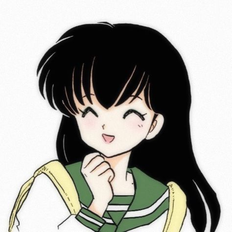 KAGOME Kagome Pfp, Purple Black Hair, Inuyasha And Sesshomaru, Anime Earrings, Kagome And Inuyasha, Inuyasha Kagome, Kagome Higurashi, Rumiko Takahashi, Big Big