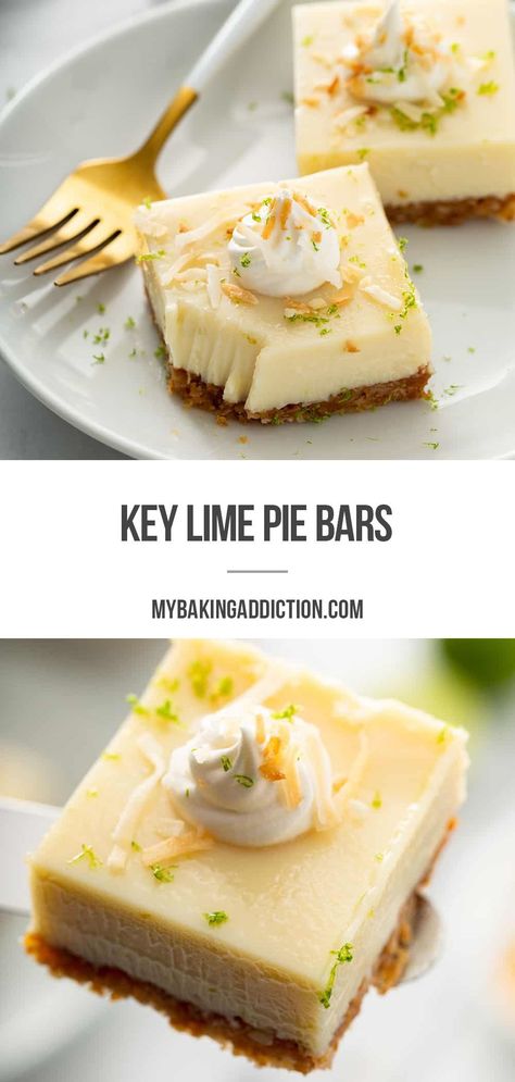 Key Lime Dessert, Key Lime Cheesecake Bars, Lime Dessert Recipes, Lime Dessert, Key Lime Pie Cheesecake, Pie Squares, Key Lime Bars, Key Lime Desserts, Key Lime Pie Bars