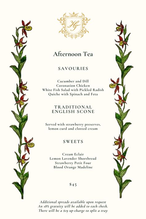 Menu — High Tea GR Tea Shop Menu Ideas, Hi Tea Menu Ideas, High Tea Menu Design, Tea Menu Design, Tea Menu Ideas, Afternoon Tea Menu Design, Afternoon Tea Menu Ideas, High Tea Menu, Eclair Cream