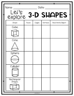 3d Shape Worksheets For Kindergarten, 3 D Shapes Activities, 3 Dimensional Shapes Activities, 3 D Shapes, 2d And 3 D Shapes Activities, 3d Shapes Activities 1st Grade, 2d And 3d Shapes Worksheet, 3d Shapes Lesson, Properties Of 3d Shapes Worksheet