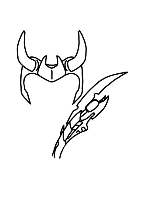 Loki Horns Drawing, Loki Horns Tattoo, Loki Helmet Drawing, Loki Helmet Tattoo, Loki Doodle, Loki Tattoos, Loki Tattoo Ideas, Marvel Tattoos Minimalist, Loki Sketch