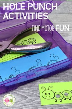 Hole Punch Activities, Beautiful Alphabet, Preschool Fine Motor Skills, Preschool Fine Motor Activities, Fine Motor Activities For Kids, Occupational Therapy Activities, Preschool Fine Motor, Gross Motor Activities, Fine Motor Skills Activities