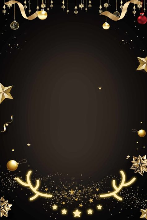 Christmas Black Gold Atmosphere Texture Gold Christmas Wallpaper, Black Gold Wallpaper, Gold Christmas Lights, Christmas Lights Background, Black Gold Christmas, Black And Gold Theme, Xmas Wallpaper, Minimal Christmas, Merry Christmas Images