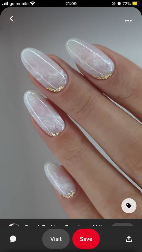 Bridal Nails Designs, Unghie Sfumate, Nails For Bride, Wedding Nails French, Wedding Nails Glitter, Art Designs Ideas, Wedding Nails For Bride, Wedding Nails Design, White Nail Designs