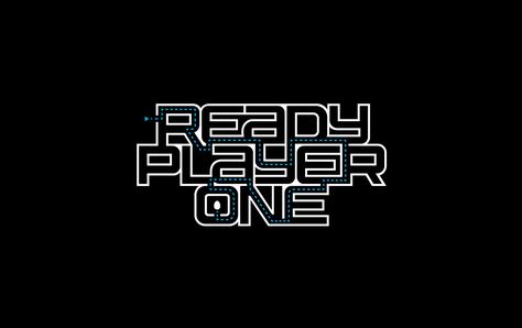 ‘Ready Player One’ - Logo Design Film Graphics, Pentagram Design, Film Logo, Poetry Foundation, Logo Placement, Ready Player One, One Logo, Player One, Player 1