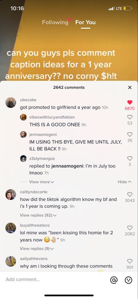 Cute Captions For 1 Year Anniversary, Bf Captions Instagram Funny, Funny Bf Captions, Bf Comments On Insta, Photo Dump With Boyfriend Captions, 1 Year Captions Relationship, Funny 1 Year Anniversary Quotes, Funny One Year Anniversary Quotes, Couple Pic Captions Funny