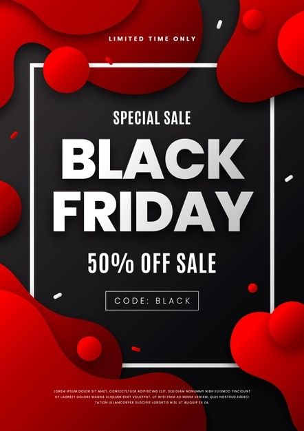 Flat design black friday flyer template. Download it at freepik.com! #Freepik #freevector #flyer #blackfriday #design #template Typography Book Cover, Black Friday Advertising, Black Friday Email, Black Friday Campaign, Black Friday Poster, Black Friday Flyer, Black Friday Design, Typography Book, Logo Design Set