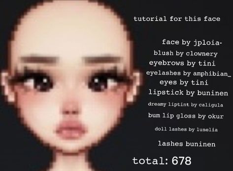 Everskies Face Tutorial, Everskies Tutorial, Everskies Face Ideas, Everskies Face Combo, Everskies Makeup, Roblox Makeup Faces, Ever Skies Outfits Game, Everskies Profile Layout Ideas Codes, Everskies Face