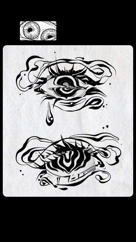 Distorted Tattoo, Abstract Eye Tattoo, Wide Tattoo, Minimalistic Tattoo Ideas, Spiral Tattoos, Learn To Tattoo, Minimalistic Tattoo, Eyes Tattoo, Spiral Art