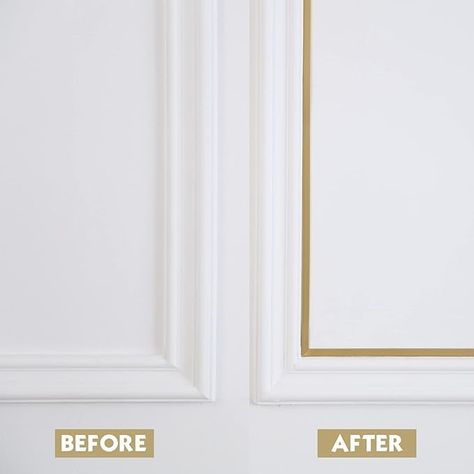 Amazon.com: Gold Molding Trim Peel and Stick, Flexible Mirror Border Design, Wall Ceiling Floor Cabinet Tile Edge Moulding, 5m x 2cm : Tools & Home Improvement Mirror Border Design, Gold Molding, Cabinet Molding, Mirror Border, Floor Cabinet, Tile Edge, Wall Trim, Wall Ceiling, Painted Doors