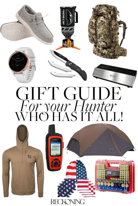 Find unique gifts for your hunter, fisher or outdoorsman that has it all for her, him and kids. Making it easy to get them something they love for the holiday or just because. For the outdoorsman that has it all . . . From Clothing, backpacking and hunting gear to fun unique camping ideas and workout items.  This is going to be your go to shopping list! Best Christmas Gifts For Boyfriend Hunter, Gifts For Hunters Men Deer, Gifts For A Hunter For Men, Deer Hunting Gifts, Gifts For Men Who Hunt, Hunting Accessories For Men, Hunting Christmas Gifts, Hunter Boyfriend Gifts, Gifts For Hunters Deer Hunting