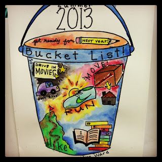 Bucket List For Summer, Summer Art Projects, 2nd Grade Art, 6th Grade Art, 4th Grade Art, 5th Grade Art, 3rd Grade Art, Art Activity, Elementary Art Projects