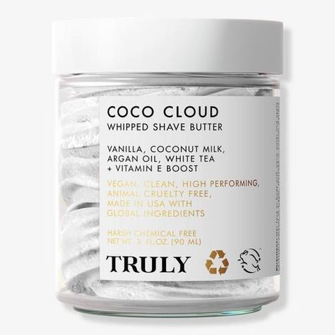 Truly | Ulta Beauty Whipped Shave Butter, Wellness Girlie, Windowless Bathroom, Scent Combos, Shave Butter, Diy Coconut Oil, Essential Amino Acids, Hawaiian Birthday, Hygiene Care