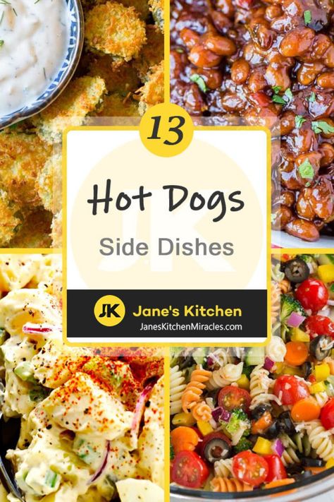 Everyone loves eating dogs, but picking what to serve with hot dogs takes your lunch, dinner or BBQ to a whole new level. Check out our list of sides and toppings and prepare to get hungry.  #sidedish #sidedishes #sidedishrecipes #hotdogs #hotdogtoppings  #recipes #hotdogsappetizers #hotdogsides #hotdogsidedishes Side Dishes For Hot Dogs, Asparagus On The Bbq, Sides For Hamburgers, Hot Dog Sides, Hamburger Side Dishes, Best Baked Beans, Best Sides, Cookout Sides, Barbecue Sides